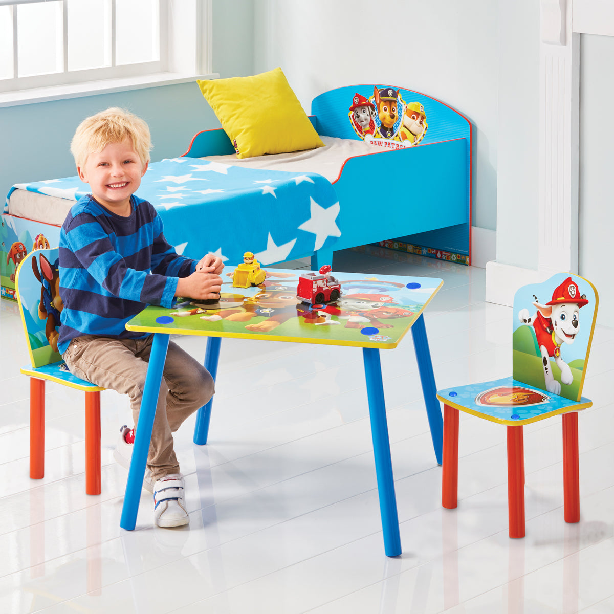 Childrens paw patrol table and chairs best sale